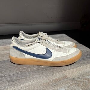Nike Killshot 2 White and Navy Low-Top Sneakers with Gum Sole